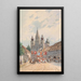 Prozession des Fronleichnamsfestes in Maria Zell - Vincenz Havlicek — gerahmtes Bild an der Wand