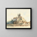 Abtei Melk an der Donau - Vincenz Hawlicek — gerahmtes Bild an der Wand