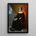 Portrait de Klementyna Ostrowska née Sanguszko - Vincenzo Camuccini — gerahmtes Bild an der Wand