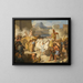 Der Triumph eines römischen Helden, wahrscheinlich Marcus Claudius Marcellus - Vincenzo Camuccini — gerahmtes Bild an der Wand