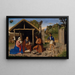 L'Adoration des Bergers - Vincenzo Catena — gerahmtes Bild an der Wand