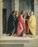 Der Christus befiehlt Petrus und Johannes, sich auf das Passah vorzubereiten - Vincenzo Civerchio — Ansicht des Kunstwerks