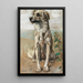 sitzender Hund - Vincenzo Gemito — gerahmtes Bild an der Wand