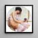 Zarte Veilchen - John William Godward — gerahmtes Bild an der Wand