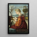 La Vierge lisant - Vittore Carpaccio — gerahmtes Bild an der Wand