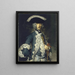 Portrait eines Ritters des Konstantin-Ordens - Vittore Ghislandi — gerahmtes Bild an der Wand