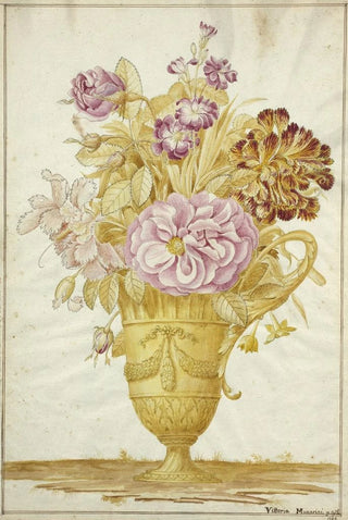 Vittoria Munarini - Bouquet of flowers in an antique vase.webp
