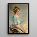 Das Blumenkorb - Vittorio Matteo Corcos — gerahmtes Bild an der Wand