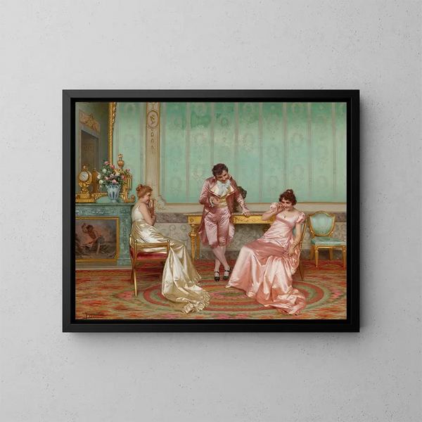 Ein humorvoller Märchen - Vittorio Reggianini — gerahmtes Bild an der Wand