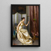 Nourrir le perroquet - Vittorio Reggianini — gerahmtes Bild an der Wand