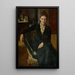 Portrait einer Dame - Vladimir Iliodorovich Rossinsky — gerahmtes Bild an der Wand