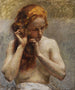 Frau halbnackt - Vlaho Bukovac — Ansicht des Kunstwerks
