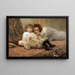 Mein Nest - Vlaho Bukovac — gerahmtes Bild an der Wand