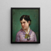 Portrait de Julia Dunphy Piercy - Vlaho Bukovac — gerahmtes Bild an der Wand
