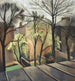 Rückansicht des Hampstead-Hauses - Bernard Meninsky — Ansicht des Kunstwerks