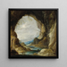 Ansicht einer Höhle - David Teniers der Jüngere — gerahmtes Bild an der Wand