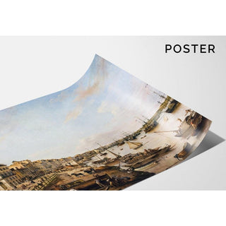 Vue d'une partie du port et des quais de Bordeaux par Pierre Lacour | Reproduction Tableau Décoration murale affiche copie