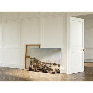 Vue d'une partie du port et des quais de Bordeaux par Pierre Lacour | Reproduction Tableau Décoration murale affiche copie