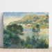 Reproduktion des Gemäldes Ansicht von Monte Carlo vom Cap Martin - Pierre-Auguste Renoir