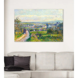 Vue de Saint-Ouen-l’Aumône par Camille Pissarro | Reproduction de tableau