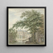 Ansicht des Hauses von Luxemburg in Maarssen an der Vecht - Hermanus Petrus Schouten — gerahmtes Bild an der Wand