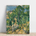 Reproduktion des Gemäldes Vue de la mer L'Estaque von Paul Cézanne
