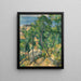 Reproduktion des Gemäldes Vue de la mer L'Estaque von Paul Cézanne