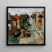 Ansicht von Fredrikinkatu - Akseli Gallen-Kallela — gerahmtes Bild an der Wand