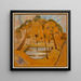 Ansicht des Parks in Dombourg - Jacoba van Heemskerck — gerahmtes Bild an der Wand
