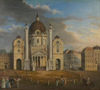 Vue sur la Karlskirche - Franz Alt