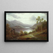 Thirlmere depuis les collines Cumberland - William Mellor — gerahmtes Bild an der Wand