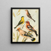 Siskin, tarin, jaseur, bec - gekreuzt - W. A. Blakston — gerahmtes Bild an der Wand
