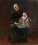 Portrait der Mutter der Künstlerin Michalina Szymanowska geborene Naimska mit ihrem Enkel Wacław - Wacław Szymanowski — Ansicht des Kunstwerks