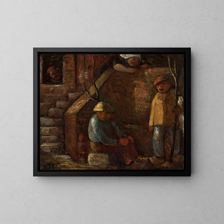 Wacaw Wsowicz - Scena przy schodach.webp
