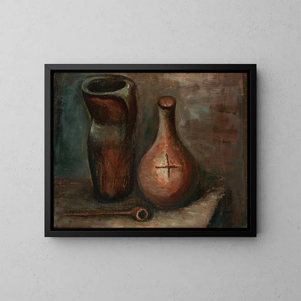 Natur stillleben - Wacław Wśowicz — gerahmtes Bild an der Wand