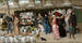 Ein Blumenmarkt in La Madeleine, Paris - Władysław Bakałowicz — Ansicht des Kunstwerks