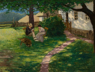 Wadysaw Podkowiski - In the garden.webp