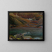 Schwarzer Teich - Władysław Ślewiński — gerahmtes Bild an der Wand
