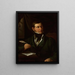 Portrait d'Andrzej Towiański 1799-1878 - Walenty Wańkowicz — gerahmtes Bild an der Wand