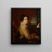 Portrait de Karolina Towiańska - Walenty Wańkowicz — gerahmtes Bild an der Wand