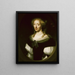 Jacoba Bicker 1640-1695 - Wallerant Vaillant — gerahmtes Bild an der Wand