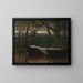 La Dame de Shalott - Walter Crane — gerahmtes Bild an der Wand
