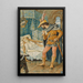 La Belle au bois dormant - Walter Crane — gerahmtes Bild an der Wand