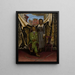 Vater und Mutter - Walter Ellison — gerahmtes Bild an der Wand