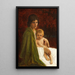 Mutter mit Kind - Walter Firle — gerahmtes Bild an der Wand