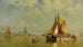 Im Hafen von Dordrecht, Niederlande - Walter Franklin Lansil — Ansicht des Kunstwerks