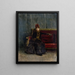 Dame sitzend - Walter Gay — gerahmtes Bild an der Wand