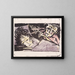 Quel tourment - Walter Gramatt — gerahmtes Bild an der Wand