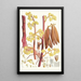 Cyrtosia Lindleyana Hf und T - Walter Hood Fitch — gerahmtes Bild an der Wand