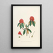 Les Rhododendrons de l'Himalaya de Sikkim Pl08 - Walter Hood Fitch — gerahmtes Bild an der Wand